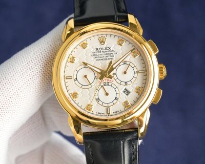 Rolex Daytona 9100 Movement 316L Steel 42mm Green/White Face Diamond Watch